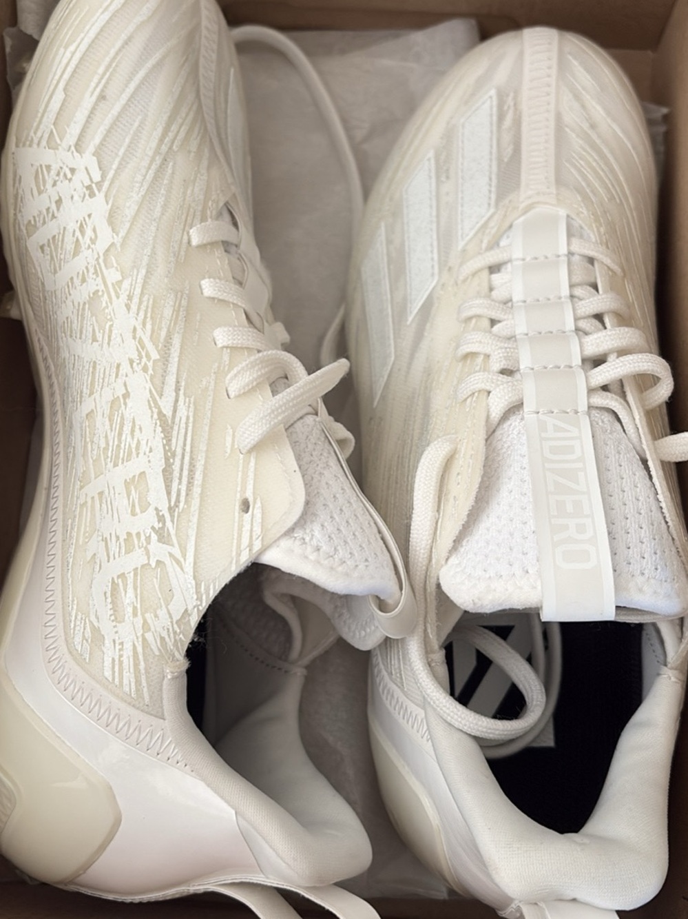 adidas Adizero Men's Football Cleats White